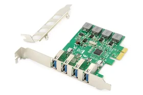 Digitus DS-30226 / Řadič / PCI Express / 4x USB 3.0 / 5 Gb/s / VIA VL805 (DS-30226)
