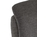 Polohovací křeslo, elektrické zabudované ovládání, šedá, látka, TV-C5479 GREY2