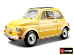 Bburago 1:24 Fiat 500 F 1965 Yellow, W007305