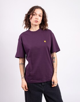 Tričko Carhartt WIP W' S/S Chase T-Shirt Cozy Purple/Gold