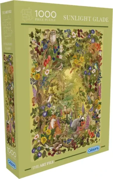 GIBSONS Puzzle The Art File: Sluneční mýtina