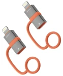 4smarts Adaptér USB-C na Lightning PD 27W šedá / Adaptér / Power Delivery 27W / 2 ks (541522)