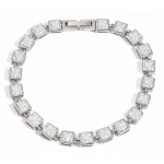ELENYS Bold Square – náramek z prémiové oceli Délka náramku: 17,5 cm