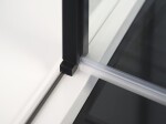 POLYSAN - ZOOM LINE BLACK sprchové dveře 1200, čiré sklo ZL1312B
