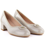 Dámské semišové zateplené ažurové boty khaki Potocki 12522 38