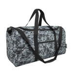 Fitness taška Black/Grey Camo Semiline 33 cm 60 cm 30 cm