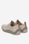 Polobotky Rieker L1779-60 Přírodní kůže (useň) - Lícová