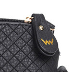 Moderní dámská kabelka Cara VUCH, černá