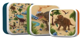 Svačinový box 3 ks S/M/L Dinosaurus