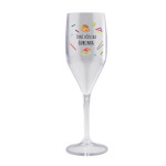 Personalizovaná nerozbitná prosecco sklenice pro paní učitelku/pana učitele (pomůcky)