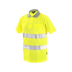 Polokošile DOVER reflexní pánská s Wicking Finish úpravou žluté XL - žluté
