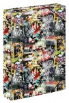 Školní batohový 5-dílný set BAAGL SKATE - Batman Komiks ( batoh, penál, sáček, desky, peněženka)
