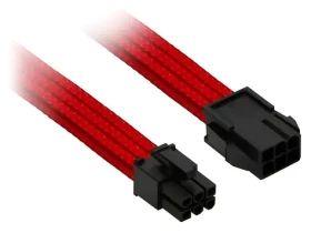 Nanoxia NX6PV3ER červená / Prodlužovací kabel / PCI-E 6-pin / 30 cm / rovný konektor (NX6PV3ER)