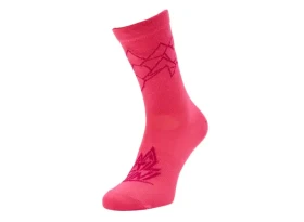 Silvini Cyklistické ponožky BARDIGA UA1642 červená/růžová
