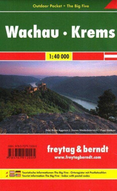 WK 071 OUP Wachau Krems 1:40 000 turistická mapa