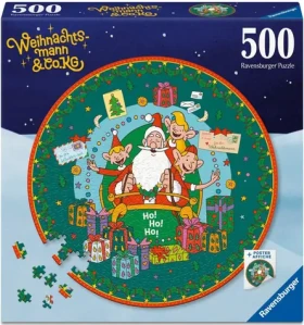 RAVENSBURGER Kulaté puzzle Tajný svět Santa Clause