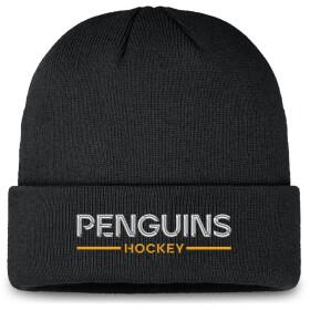 Fanatics Pánská zimní čepice Pittsburgh Penguins NHL Authentic Pro A/Cap Cuffed Beanie