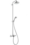 HANSGROHE - Croma 220 Sprchový set Showerpipe s termostatem, 22 cm, 1 proud, chrom 27223000