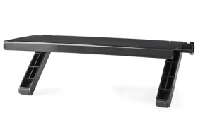 Nedis Ergonomická police nad obrazovku černá / Police / multifunkční / nosnost 6 kg (ERGOSTS100BK)