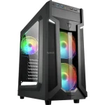 Sharkoon VG6-W RGB černá / ATX / 2x USB 3.0 / 3x 120mm / bez zdroje / průhledná bočnice (4044951026814)
