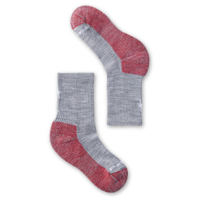 Dětské merino ponožky SMARTWOOL Kids' Hike Light Cushion Crew Socks, Light Gray velikost: 26-28 (S)