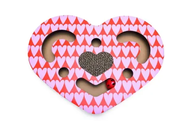 Beeztees Škrabadlo pro kočky Love 40x30cm (KF-2400126)