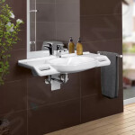 VILLEROY & BOCH - ViCare Umyvadlo Vita 800x550 mm, bez přepadu, otvor pro baterii, alpská bílá 41208101