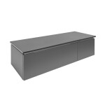 Koupelnová skříňka s krycí deskou SAT Feel 120x30x46 cm antracit mat SATFEEL2120ANTD SATFEEL2120ANTD