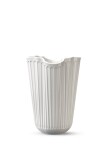 KÄHLER Keramická váza Hammershøi Unfold 20,5 cm, bílá barva, keramika