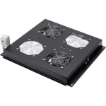 DIGITUS 19" černá / Větrací jednotka / 2 ventilátory / termostat / pro Unique, Dynamic (DN-19 FAN-2-B-N)