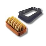 Cesil Cesil Pečicí perforované ráfky na obdélníkové tartaletky 11,3 x 7 cm (6 ks)