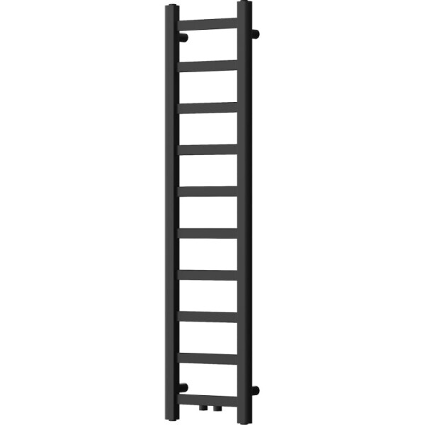 MEXEN - Bolt otopný žebřík/radiátor 1200 x 300 mm, 240 W, černá W126-1200-300-00-70