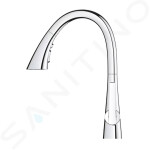 GROHE - Zedra Dřezová baterie s výsuvnou sprškou, chrom 32294002