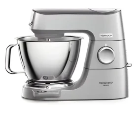 Kenwood Titanium Chef Baker KVC85.124SI stříbrná / Kuchyňský robot / 1200 W / DuoBowl / EasyWeigh váha (0W20011382)