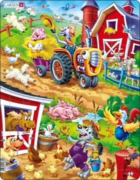 Puzzle Zvířátková farma - Larsen