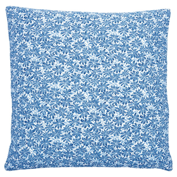 GREEN GATE Prošívaný povlak na polštář Linea Blue 50 x 50 cm, modrá barva, textil