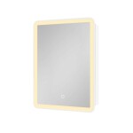 Zrcadlová skříňka s osvětlením SAT 50x71 cm kov SATZGALED5071BI SATZGALED5071BI