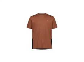 Mons Royale Tarn Merino pánské triko krátký rukáv Cinnamon / Black vel. XL