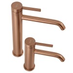 REA - Umyvadlová baterie Rivo Brush Copper REA-B6537