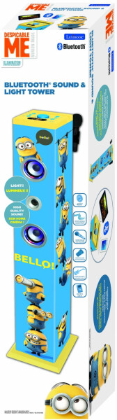 Lexibook bluetooth věžový reproduktor Mimoni s mikrofonem a světelnými efekty - Alltoys Lexibook