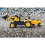 Šlapací traktor 2076M Komastu Pedal backhoe s přívěsem, Falk, W014092