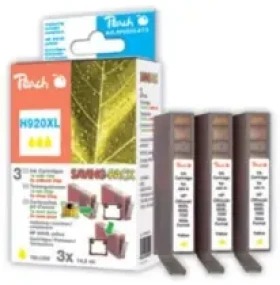 Peach 920XL alternativní cartridge / HP OFFICEJET 6500MFP / 1+2x12 ml / Žlutá (314168)