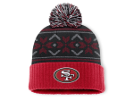 Fanatics Pánská zimní čepice San Francisco 49ers NFL Snowday Cuffed Knit Hat with Pom