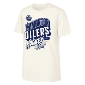 Outerstuff Dětské tričko Edmonton Oilers NHL Action Comics Ss Tee Velikost: Dětské XL (13 - 15 let)