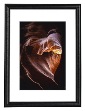 Rámeček dřevěný Phoenix, černý, 18x24cm