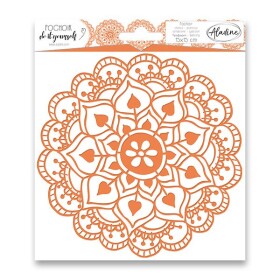 Aladine plastová šablona mandala 15 X 15 CM