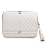 DKNY PU Leather Checkered Pattern and Stripe Obal na Notebook 13/14" růžová (57983120016)