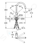 GROHE - Minta Dřezová baterie s výsuvnou koncovkou, chrom 3291800E