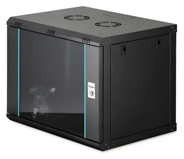 Digitus DN-37105 Dynamic-N černá / Nástěnná skříň / 9U / 600×450 mm / nesmontovaná (DN-37105)