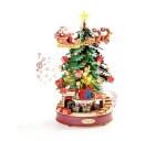 RoboTime 3D dřevěná skládačka hrací skříňky Vánoční stromeček